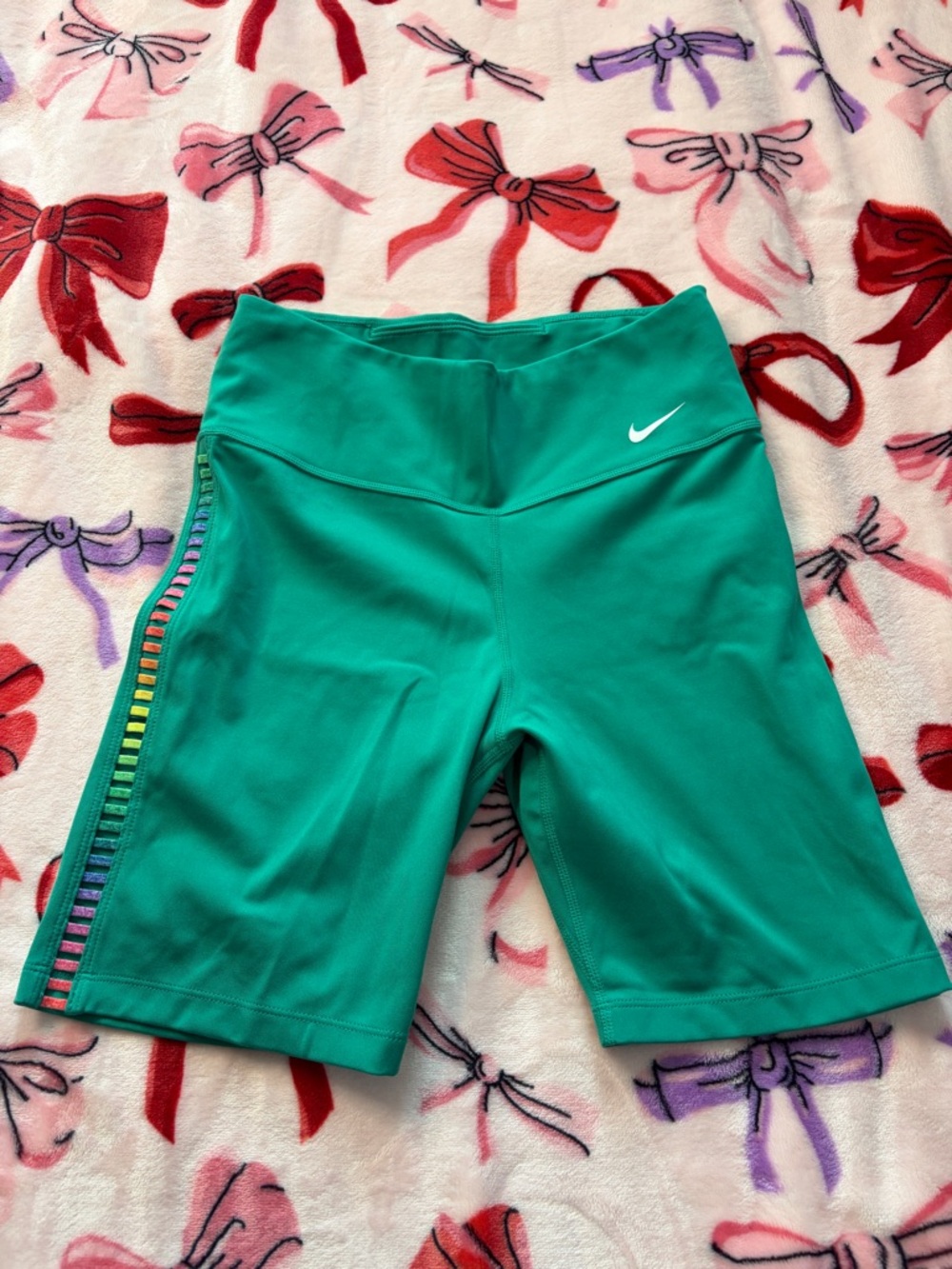 Nike Green Dri-FIT Athletic Top with Black Logo
